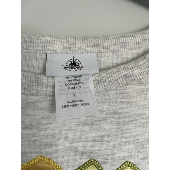 Disneyland Pastel Stitched Letter Crewneck Size XL Cropped - Picture 4 of 4